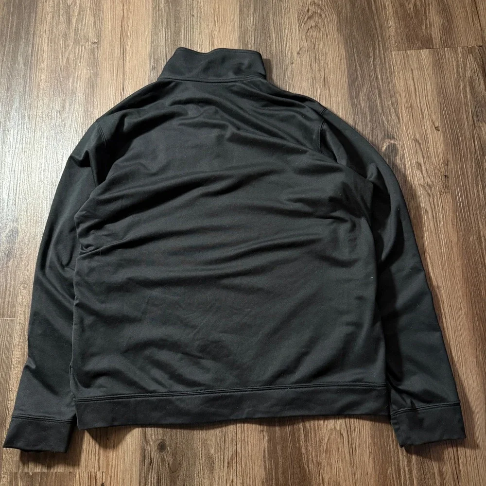 Nike Dri-FIT Mens Large OBU Oklahoma Baptist University 1/4 Zip Pullover Black